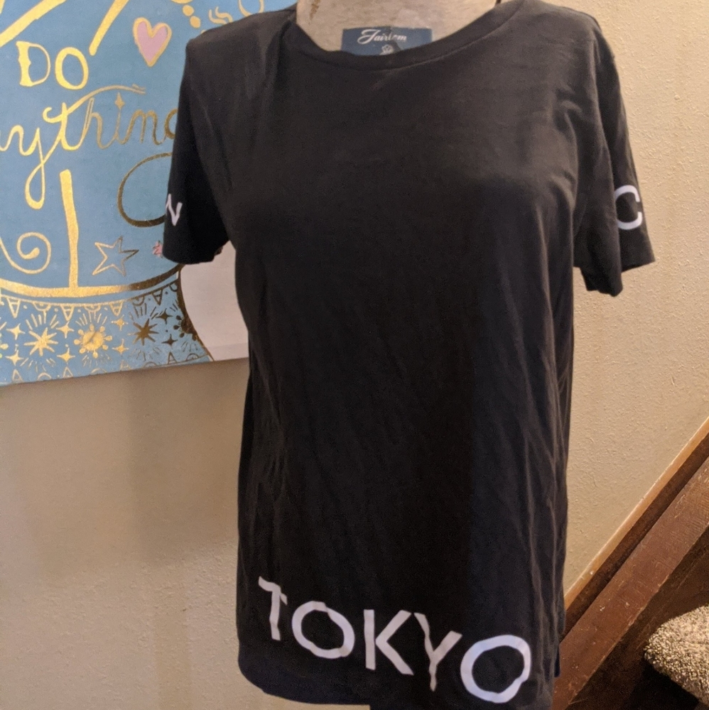 Major Cities Chic Dark Grey Tee